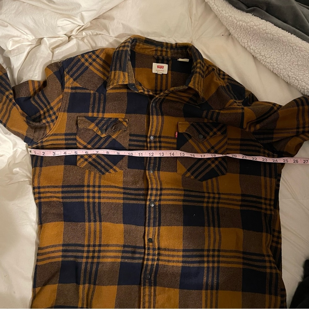 Levi's Flannel Button Down - image 7